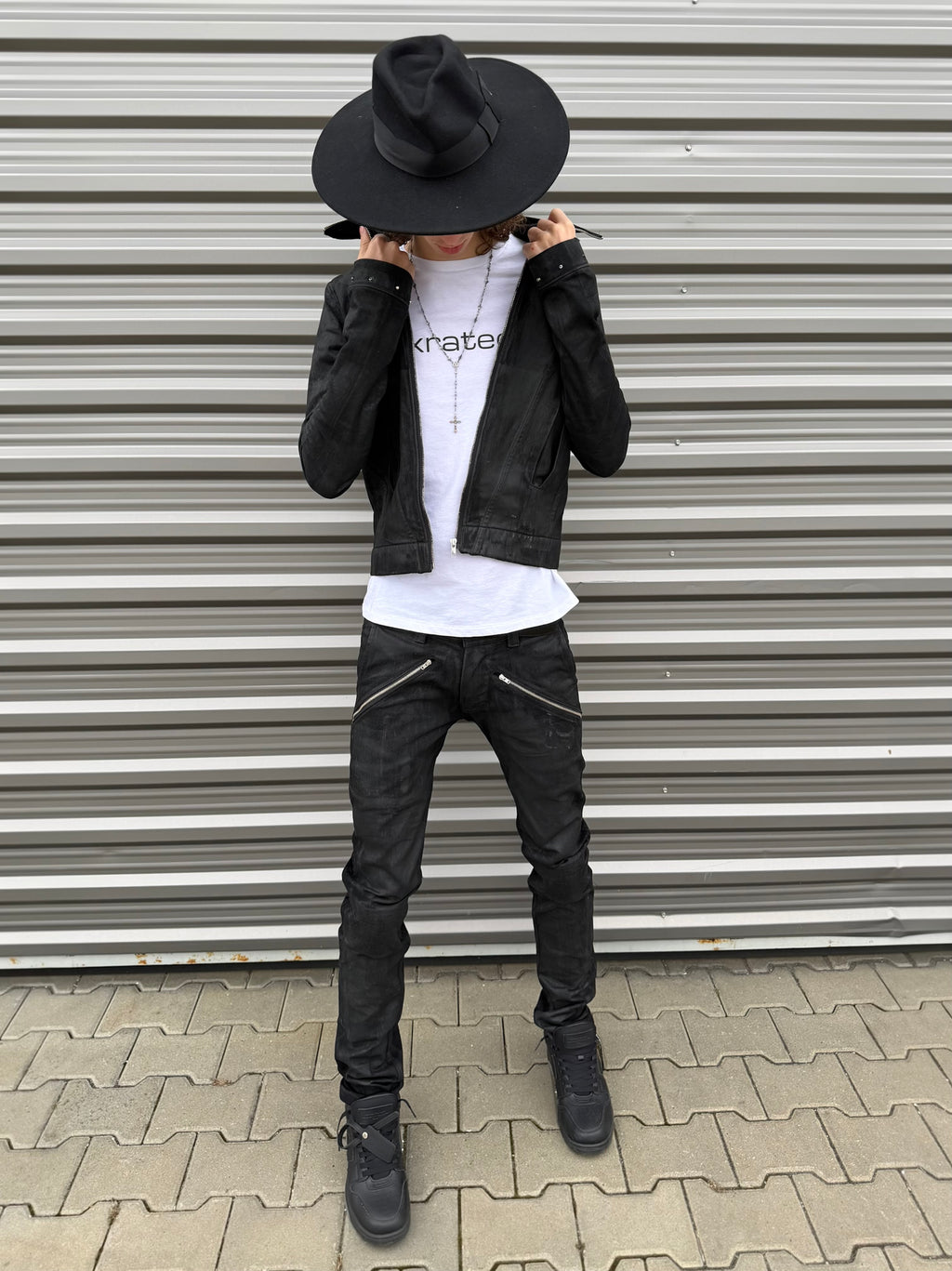 WAXED MOTO DENIM
