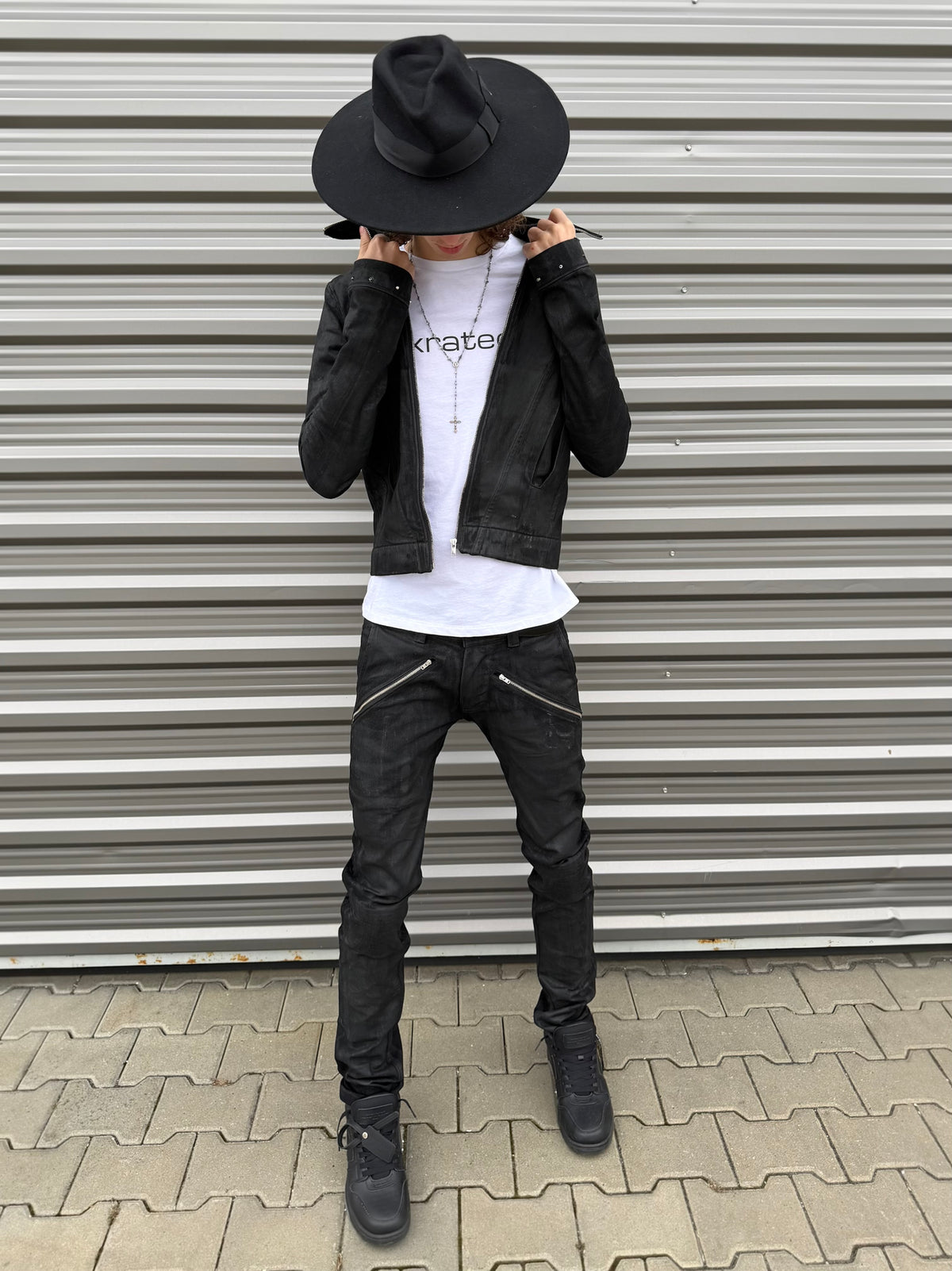 WAXED MOTO DENIM