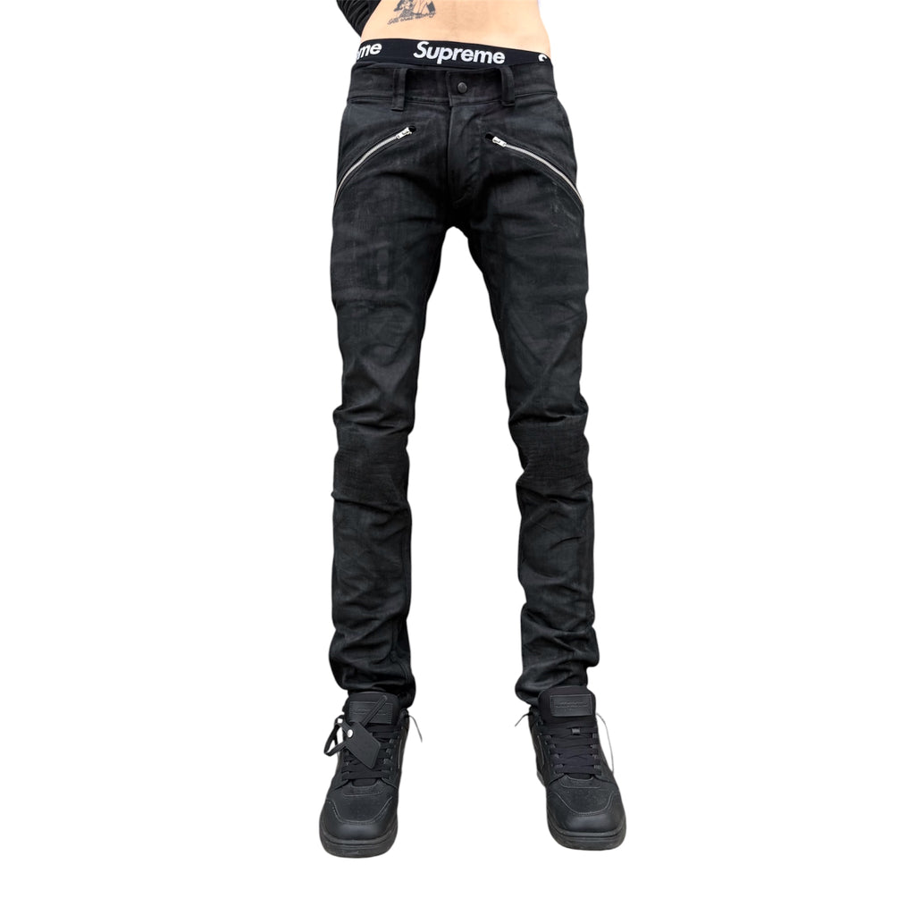 WAXED MOTO DENIM